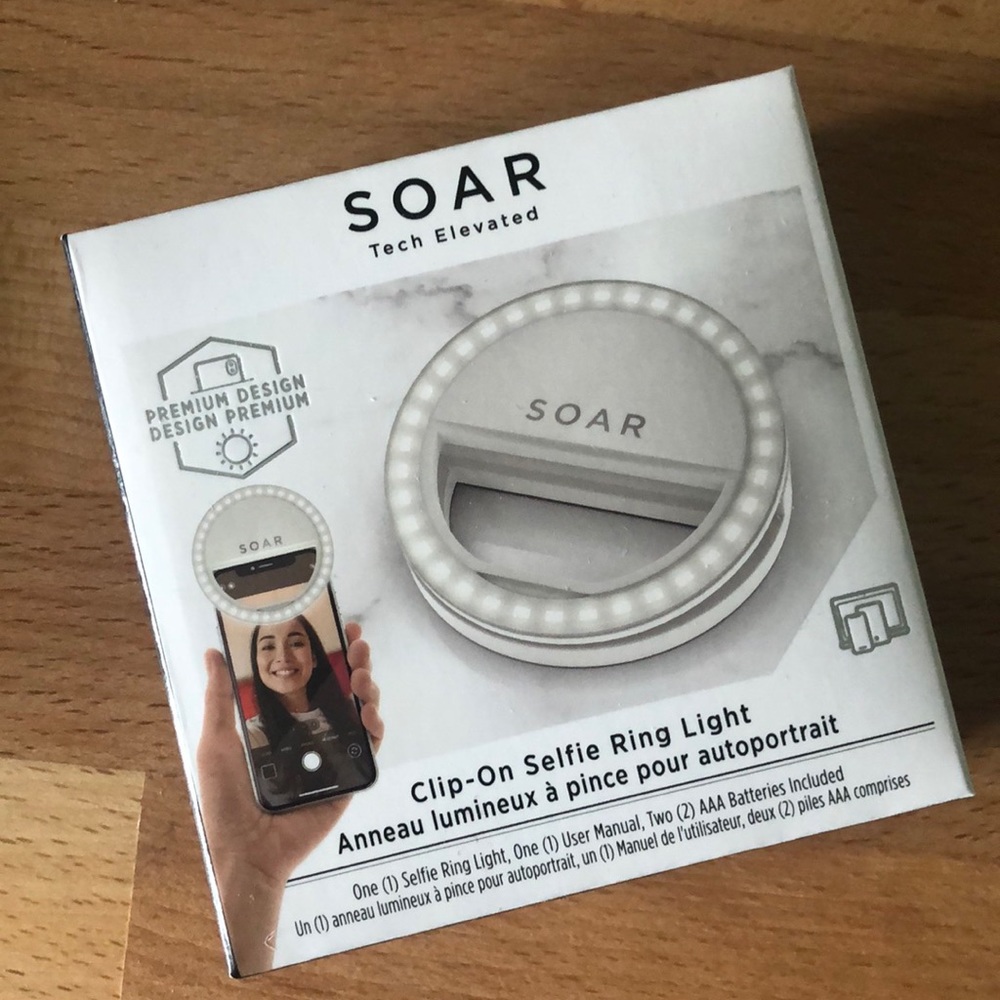 SOAR CLIP IN SLEFIE RING LIGHT
